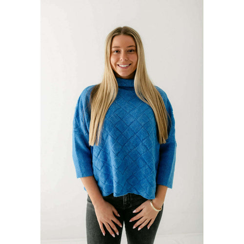 8.28 Boutique:Kerisma Knits,Kerisma Knits Rowena Sweater in Alaskan Blue,Sweaters