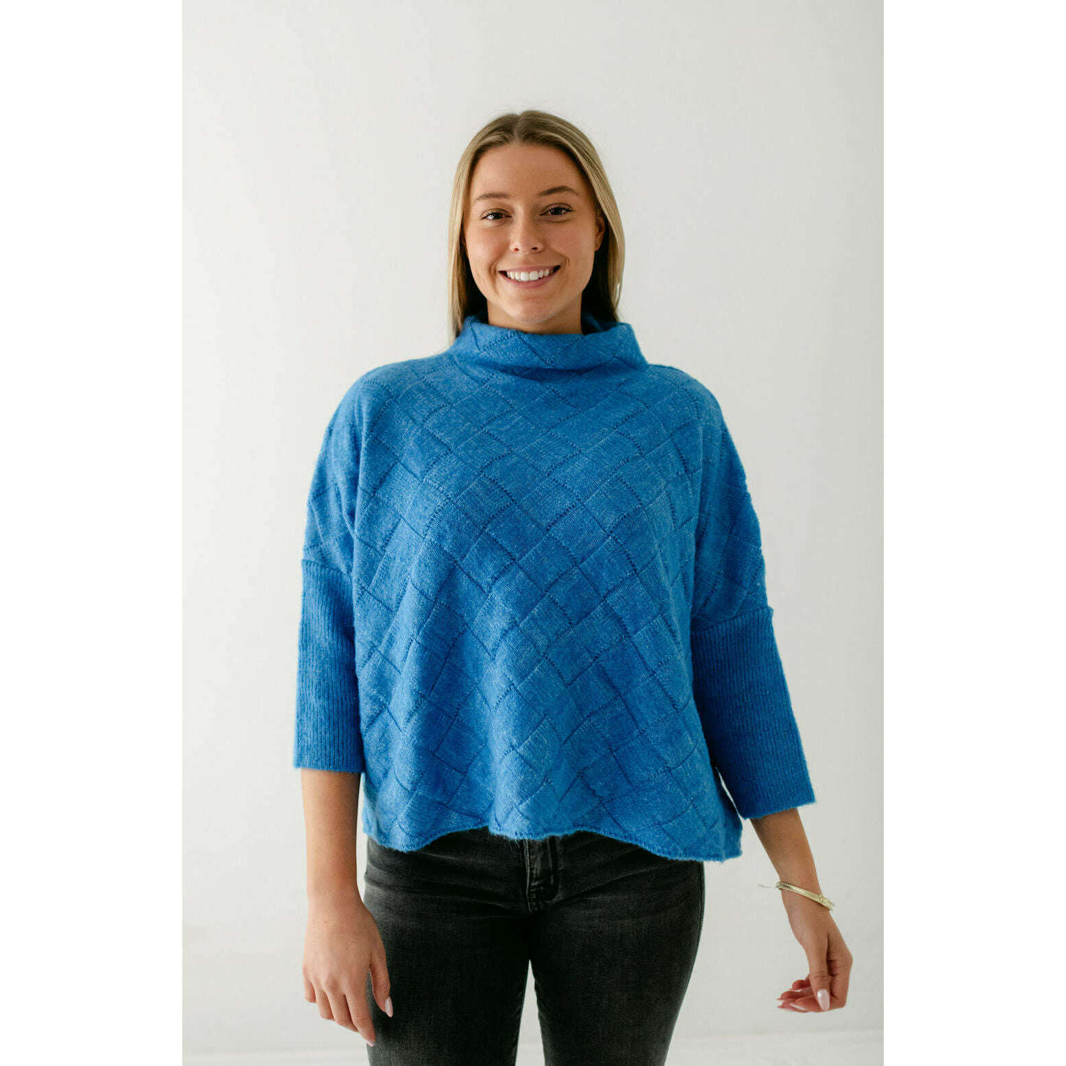 8.28 Boutique:Kerisma Knits,Kerisma Knits Rowena Sweater in Alaskan Blue,Sweaters