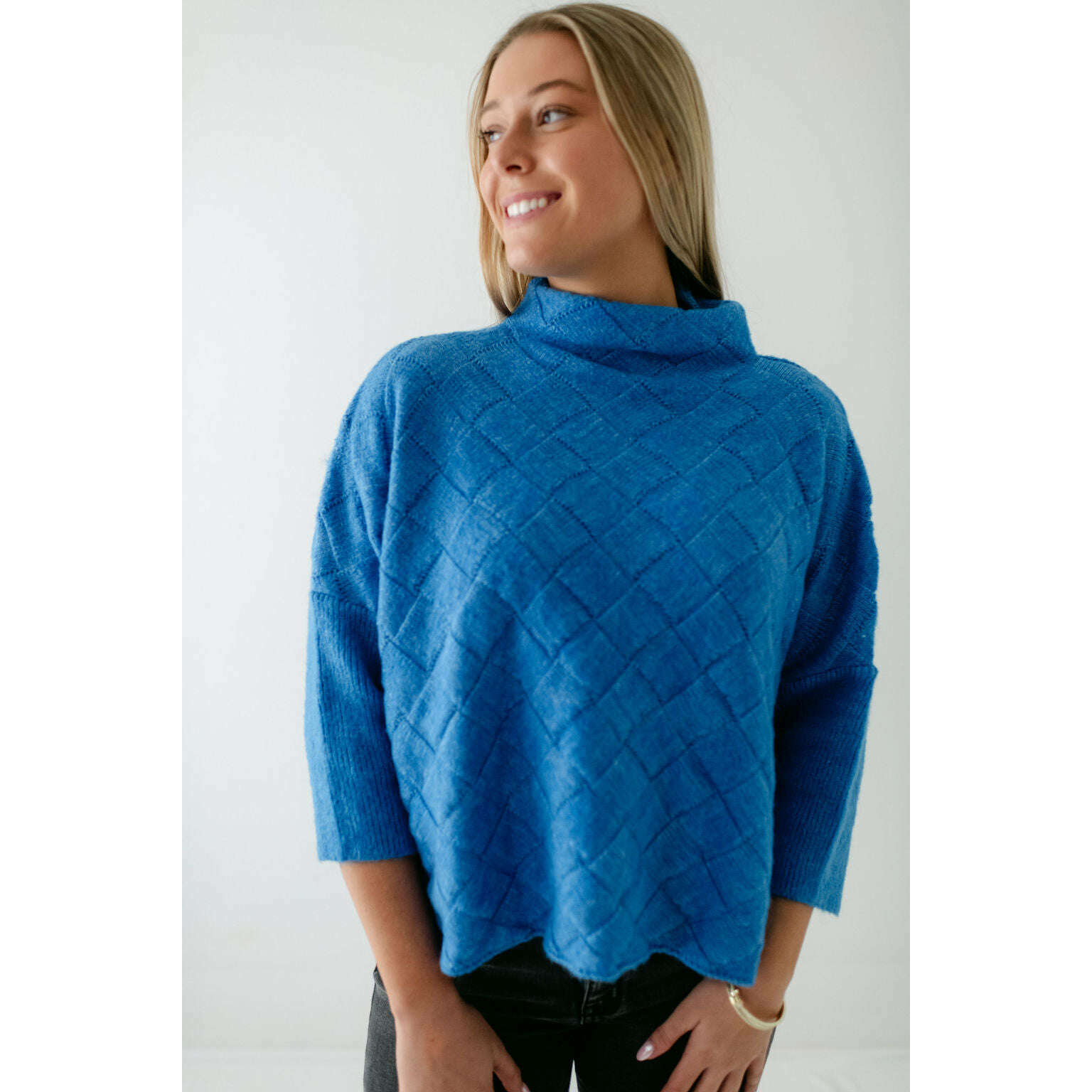 8.28 Boutique:Kerisma Knits,Kerisma Knits Rowena Sweater in Alaskan Blue,Sweaters