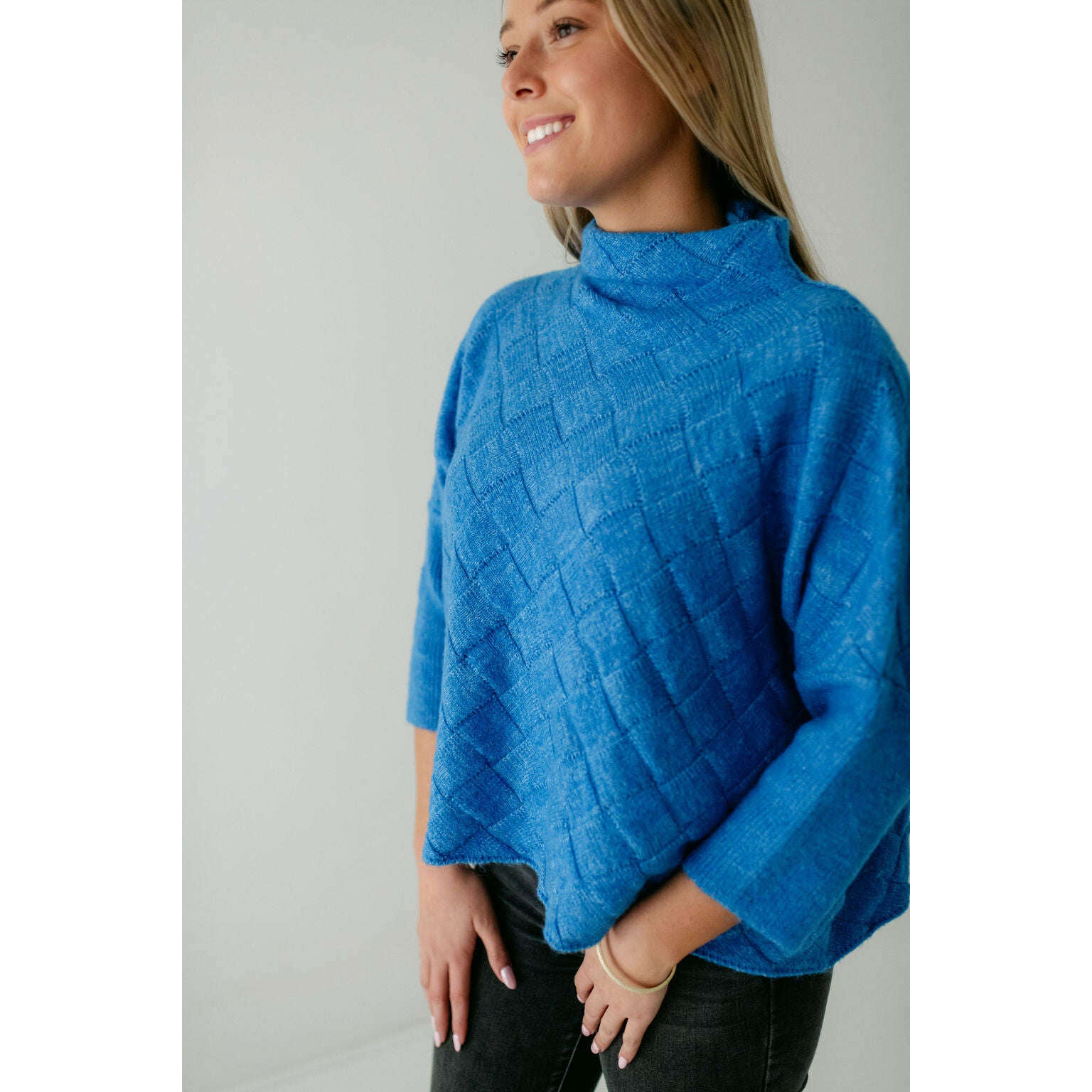 8.28 Boutique:Kerisma Knits,Kerisma Knits Rowena Sweater in Alaskan Blue,Sweaters