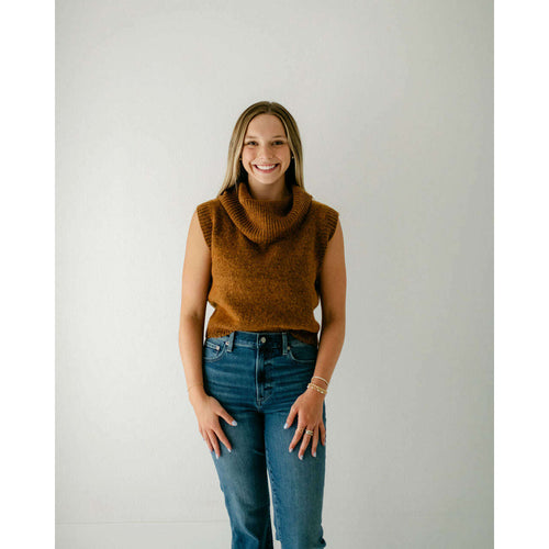 8.28 Boutique:Kerisma Knits,Kerisma Knits Costa Top in Saddle Brown,Sweaters