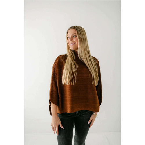 8.28 Boutique:Kerisma Knits,Kerisma Knits Boho Sweater in Auburn,Sweaters