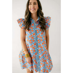 8.28 Boutique:Entro,The Gatorville Floral Mini Dress,Dress