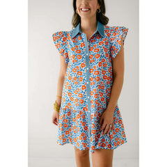 8.28 Boutique:Entro,The Gatorville Floral Mini Dress,Dress