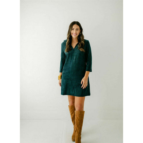 8.28 Boutique:THML,THML Green Corduroy Mini Dress,Dress