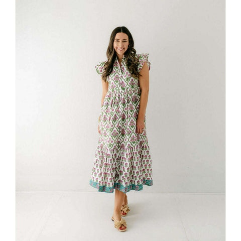 Briton Court Clara Maxi Dress in Pink