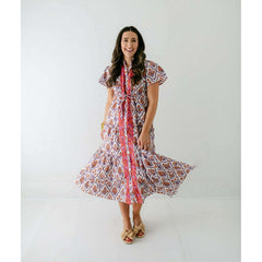 8.28 Boutique:Victoria Dunn,Victoria Dunn Magnolia Flutter in Gardenia,Dress