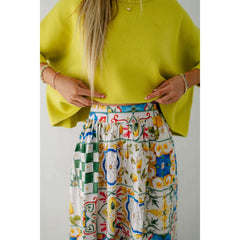 8.28 Boutique:Olivia by Livro,Olivia by Livro Kit Skirt in Majolica,skirt