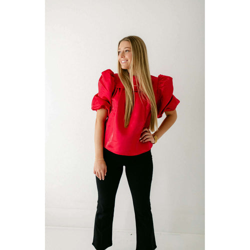 8.28 Boutique:Alden Adair,Alden Adair Mel Top in Poppy Red,Shirts & Tops