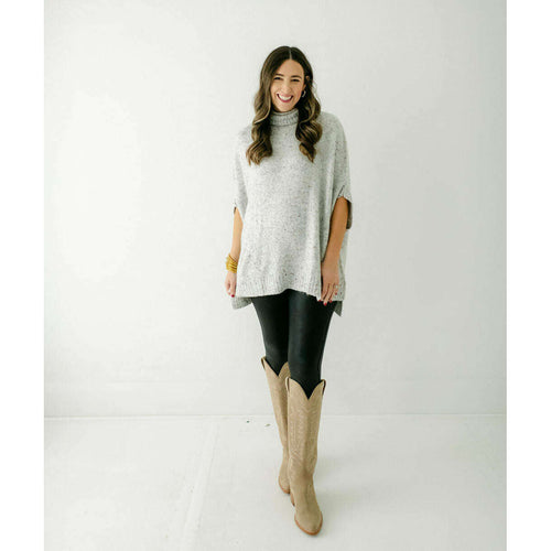 8.28 Boutique:Bishop + Young,Bishop + Young Modern Melange Pullover in Gray,Shirts & Tops