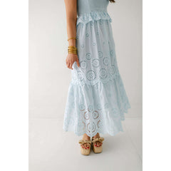 8.28 Boutique:TCEC,The Scottie Light Blue Lace Midi Dress,Dress