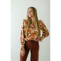 8.28 Boutique:Love the Label,Love the Label Tallulah Top in Fiona Floral,Shirts & Tops