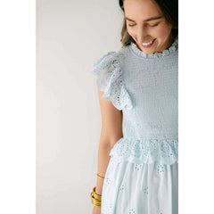 8.28 Boutique:TCEC,The Scottie Light Blue Lace Midi Dress,Dress