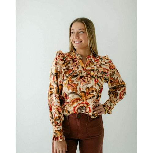 8.28 Boutique:Love the Label,Love the Label Tallulah Top in Fiona Floral,Shirts & Tops