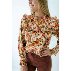 8.28 Boutique:Love the Label,Love the Label Tallulah Top in Fiona Floral,Shirts & Tops