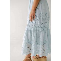 8.28 Boutique:TCEC,The Scottie Light Blue Lace Midi Dress,Dress