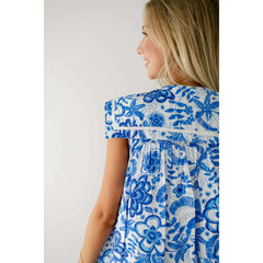 8.28 Boutique:TCEC,The Piper Blue Floral Mini Dress,Dress