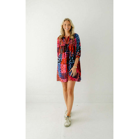 Tyler Boe Addie Midi Shirtdress in Navy