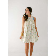 8.28 Boutique:Aureum,Aureum Floral Sweetheart Mini Dress,Dress