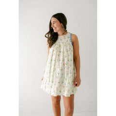 8.28 Boutique:Aureum,Aureum Floral Sweetheart Mini Dress,Dress