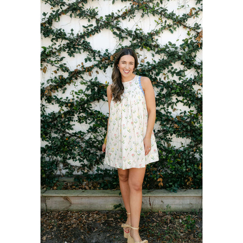 8.28 Boutique:Aureum,Aureum Floral Sweetheart Mini Dress,Dress