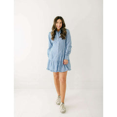 8.28 Boutique:Love the Label,Love the Label Marketa Dress in Blue and White,Dress