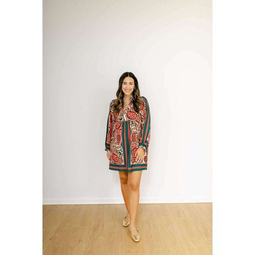 8.28 Boutique:Joy*Joy,Joy*Joy Paisley Scarf Dress,Dress