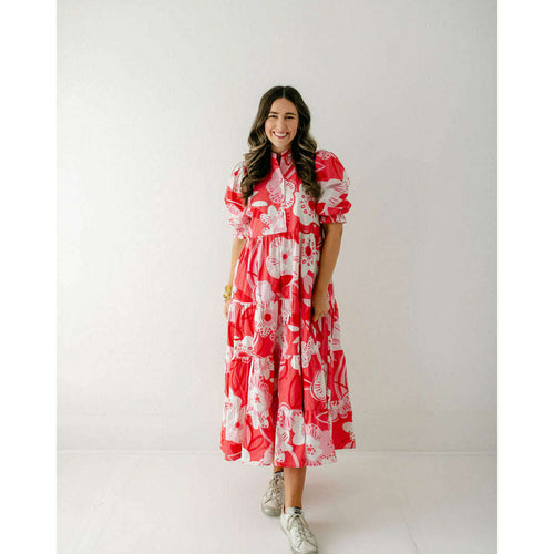 8.28 Boutique:Karlie Clothes,Karlie Kiki Artist Floral Tired Maxi Dress,Dress