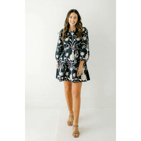 Tyler Boe Addie Midi Shirtdress in Navy