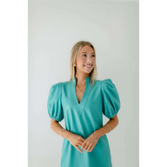 8.28 Boutique:Emily McCarthy,Emily McCarthy Hampton Mini Dress in Seaglass,Dress