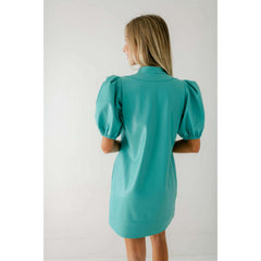 8.28 Boutique:Emily McCarthy,Emily McCarthy Hampton Mini Dress in Seaglass,Dress