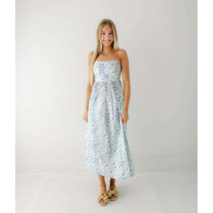 8.28 Boutique:Olivia by Livro,Olivia by Livro Lillian Dress in Delft Tile,Dresses