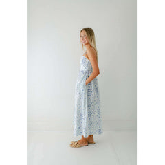 8.28 Boutique:Olivia by Livro,Olivia by Livro Lillian Dress in Delft Tile,Dresses