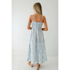 8.28 Boutique:Olivia by Livro,Olivia by Livro Lillian Dress in Delft Tile,Dresses