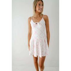 8.28 Boutique:TCEC,The Makayla Pink Bow Exercise Dress,Dress