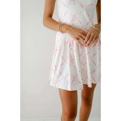 8.28 Boutique:TCEC,The Makayla Pink Bow Exercise Dress,Dress