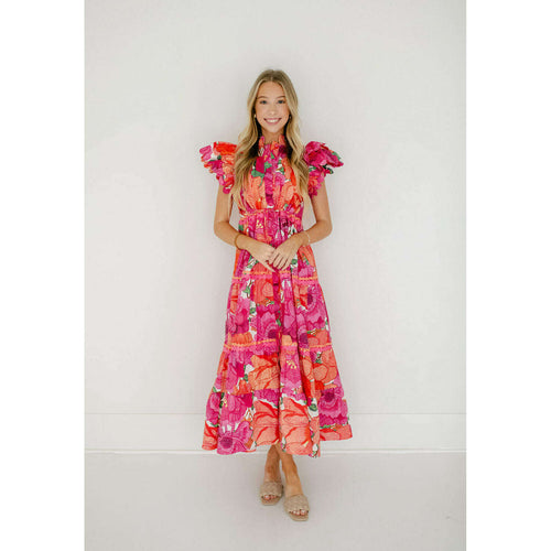 8.28 Boutique:Marie by Victoria Dunn,Marie by Victoria Dunn Beau Maxi Dress in Esmerelda,Dress