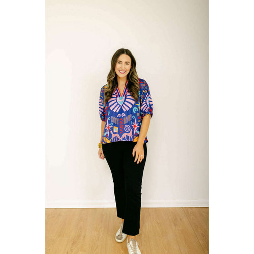 8.28 Boutique:Emily McCarthy,Emily McCarthy Poppy Top in Amethyst,Shirts & Tops