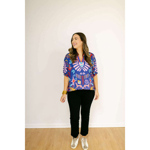 8.28 Boutique:Emily McCarthy,Emily McCarthy Poppy Top in Amethyst,Shirts & Tops