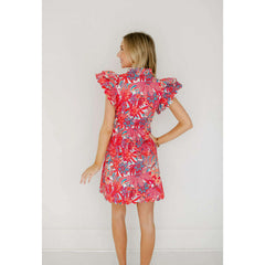 8.28 Boutique:Marie by Victoria Dunn,Marie by Victoria Dunn Beau Mini Dress in Tropical Trapeze,Dress