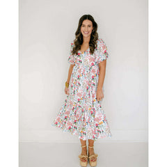 8.28 Boutique:Smith & Quinn,Smith & Quinn The Woods Dress in Flower Cart,Dress