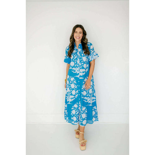 8.28 Boutique:Livro,Livro Gibbons Dress in Tufts Blue Bouquet,Dress