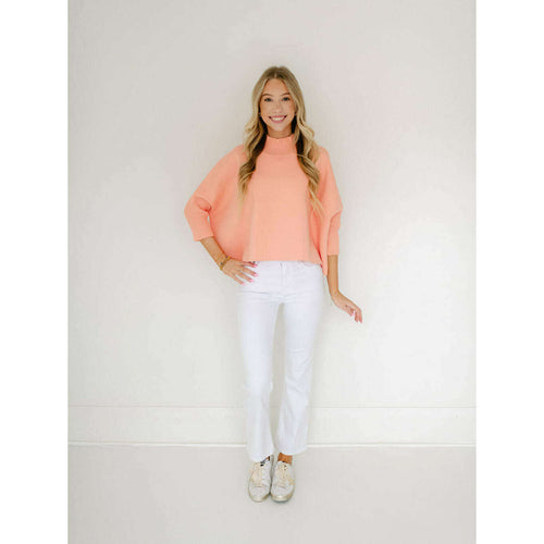 8.28 Boutique:Kerisma Knits,Kerisma Knits Aja Sweater in Summer Peach,Sweaters