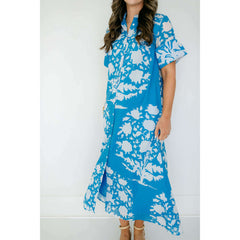 8.28 Boutique:Livro,Livro Gibbons Dress in Tufts Blue Bouquet,Dress