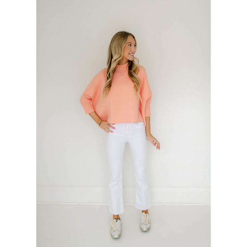 8.28 Boutique:Kerisma Knits,Kerisma Knits Aja Sweater in Summer Peach,Sweaters