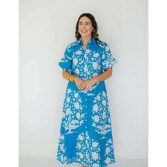 8.28 Boutique:Livro,Livro Gibbons Dress in Tufts Blue Bouquet,Dress