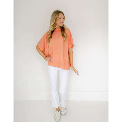 8.28 Boutique:Kerisma Knits,Kerisma Knits Caroline Sweater in Calm Coral,Sweaters