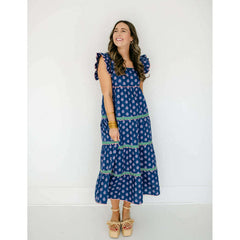 8.28 Boutique:Print Fresh,Print Fresh Dunmore Dress in Glass Flower,Dress