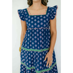 8.28 Boutique:Print Fresh,Print Fresh Dunmore Dress in Glass Flower,Dress