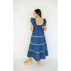 8.28 Boutique:Print Fresh,Print Fresh Dunmore Dress in Glass Flower,Dress